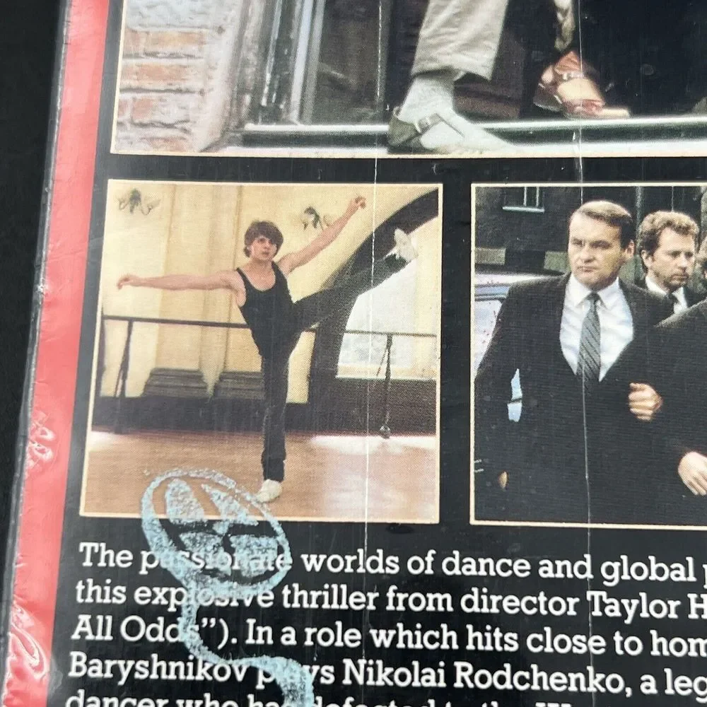 White Nights W/ Hines & Baryshnikov VHS‎ 1991 Closed Captioned New Sealed
